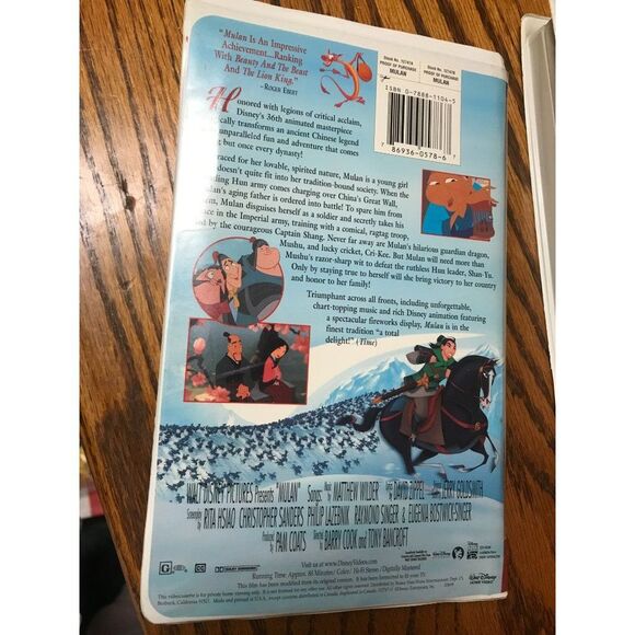 Disney's Mulan VHS - Picture 3 of 3